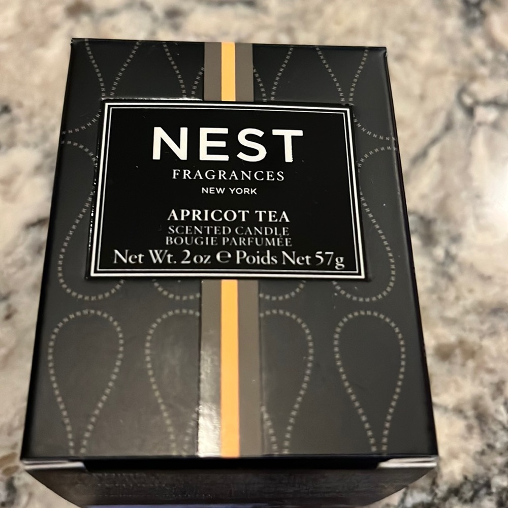 Nest apricot tea candle